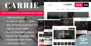 Carrie WordPress Theme