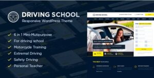 Driving School WordPress Theme