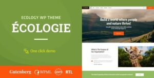 Ecologie WordPress Theme