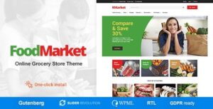 Food Market WordPress Theme