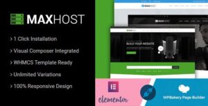 MaxHost WordPress Theme