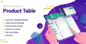 WooCommerce Product Table