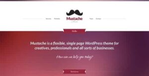 Mustache WordPress Theme