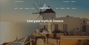 Santorini Resort WordPress Theme