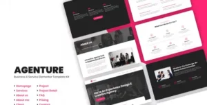 Agenture Digital Agency & Startup Elementor Template Kit