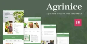 Agrinice - Agriculture & Organic Food Elementor Template Kit