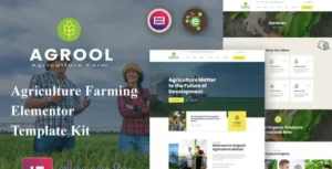 Agrool - Agriculture Farming Elementor Template Kit