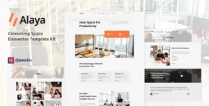 Alaya - Coworking Space Elementor Template Kit