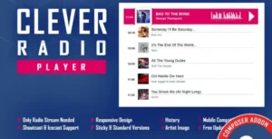 CLEVER - HTML5 Radio Player - Addon For WPBakery