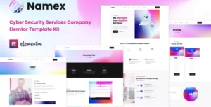 Namex - Cyber Security Services Company Elementor Template Kit