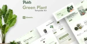 Planto - Green Elementor Template Kit