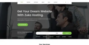 Zukahost – Domain & Web Hosting Template Kit