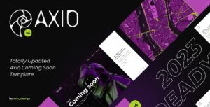 Axio - Coming Soon HTML Template