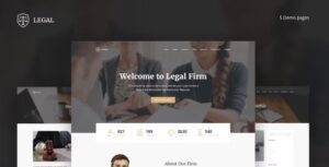 Legal – Law Firm OnePage HTML Template