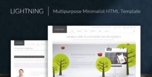 Lightning - Multipurpose Minimalist HTML Template