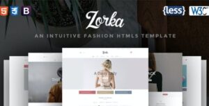 Zorka – An Intuitive Fashion HTML5 Template