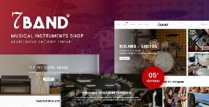 7Band - Musical Instruments Shop Shopify Theme