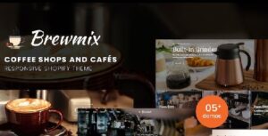 Brewmix - Coffee Shops and Cafés Shopify Theme