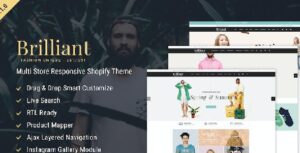 Brilliant - Multi Store Responsive Shopify Theme