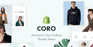 CORO – Minimal & Clean Fashion Shopify Theme