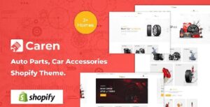 Caren - Auto Parts, Car Accessories Shopify Theme