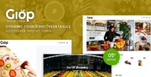 Giop Organic Food Fruit Vegetables Shopify Theme