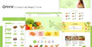 Groca - Grocery, Supermarket Shopify Theme