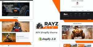 Rayz - Bike, Motor Sports Shopify Theme