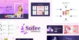 Sofee Beauty Cosmetic, Hair Salon Shopify Theme