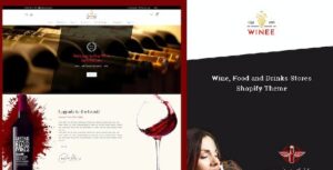 Winee - Wine, Winery Shopify Theme