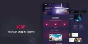 Xcop - One Page Entertainment Shopify Theme