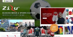 Zizu - Running Shoes & Sports Clothes Shopify Theme